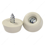 8 Pack of White Rubber Feet /  Bumpers with Stainless Screws great for cutting block feet.. 3/4” x 1/2”