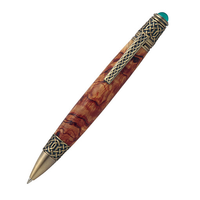 Celtic Twist Pen in Antique Brass