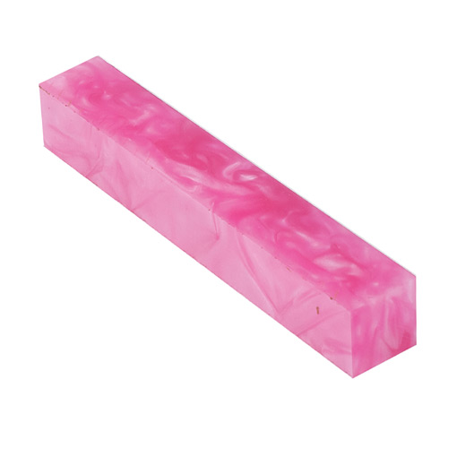 Aquapearl Hot Pink Pearl 3/4" x 5" Pen Blank