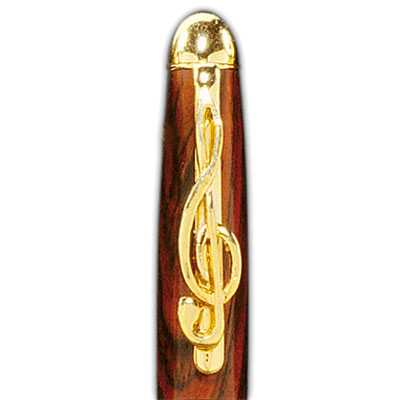 Music Clip in 24kt Gold for Slimline and Comfort Pens and Pencils