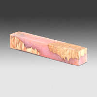 Hybrid Pen Blank Acrylic & Stablized Wood
5/8”x5/8”x5.5”