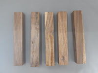 Wood Set - 5 Pieces of Goncalo Alves  1.25
