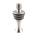 Stand up Bottle Stopper in Stainless Steel.