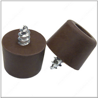 8 Pack of Small RubberFeet /  Bumpers with Stainless Screws, great for cutting block feet..1/2”X1/4”