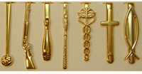 24K FISHING ROD CLIPS W/LONG END CAP