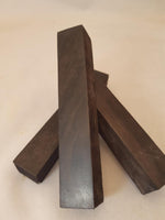 Stabilizied Claro Walnut Dye Black 5.5” x 7/8” x 7/8”