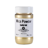 Mica Powder-Sparkle Gold 3.5 oz Jar