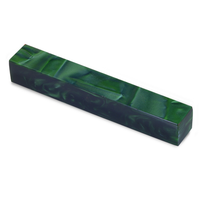 Strong Rich Translucent Green with Light Green and Black Swirls - AA-33
