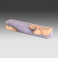 Hybrid Pen Blank Acrylic & Stablized Wood
5/8”x5/8”x5.5”