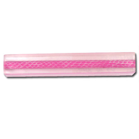 10mm Pink Leather Pen Blnk 3/4