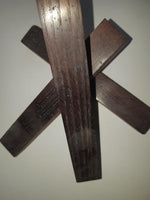 Stabilized Roasted Ash - Dye Red 
Pen Blank 7/8” x 7/7” x 5.5”