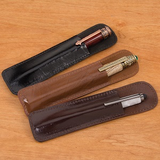 Leather Pen Pouches 9 per pack 3 color