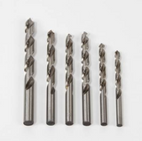 Set of 6 High Speed Steel sizes; 7mm, 8mm, 3/8in, 10mm, 10.5mm and 12.5mm