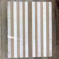 Roasted Birds Eye Maple and Hard Maple Rectangular Cutting Board 12