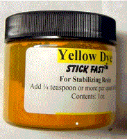 Hold Fast Stabilizing Dyes  - 1oz Yellow Resin Dye